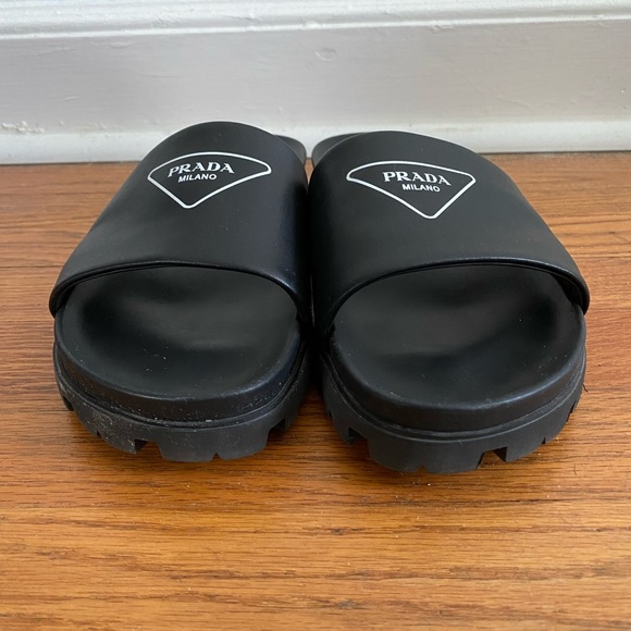 Prada Rubber Slides - Picture 13 of 16
